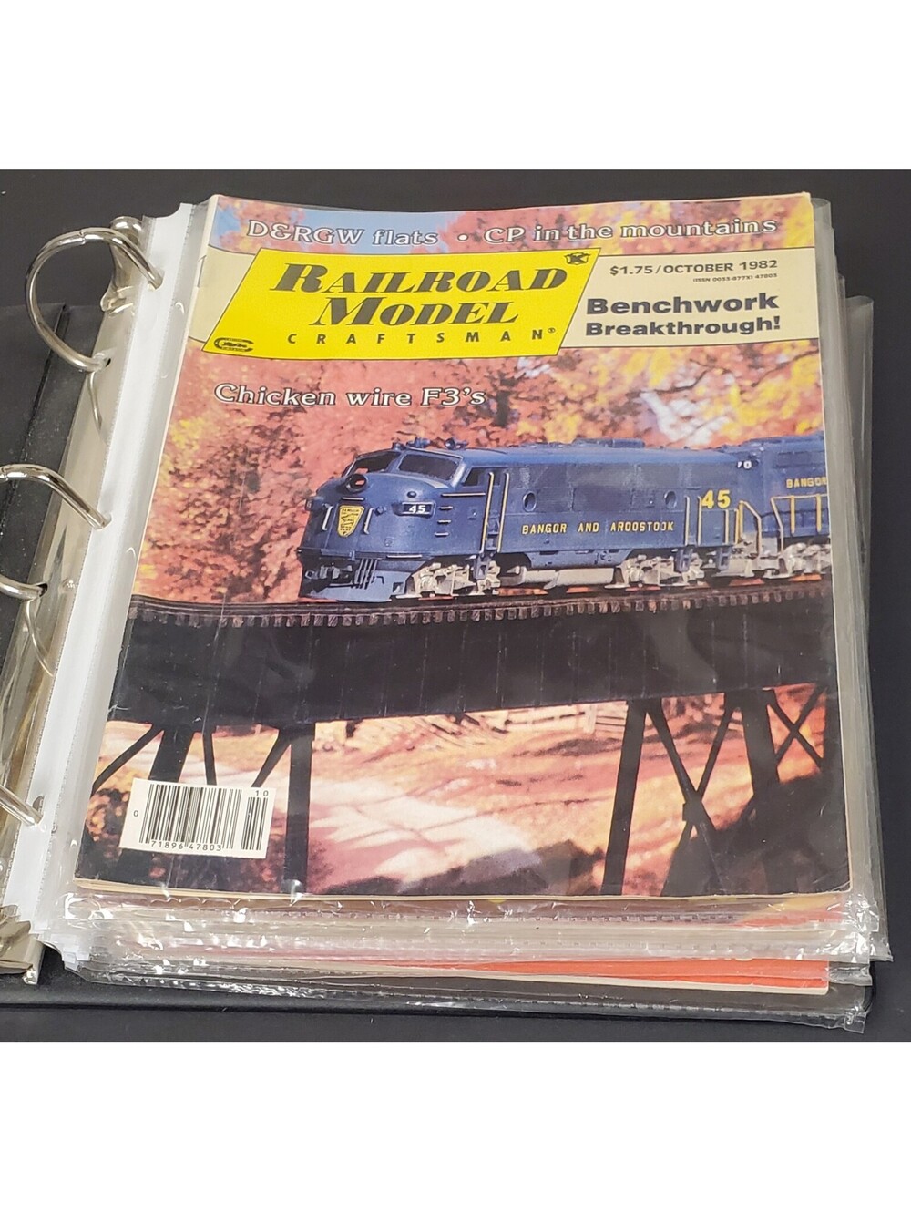 8x Vintage Railroad Model Craftsman Magazine Collection 1982/1989 VG